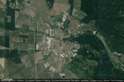 Vue aérienne de Stupava