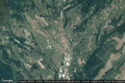 Vue aérienne de Krupina