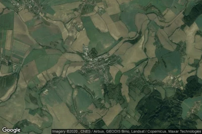 Vue aérienne de Zdounky