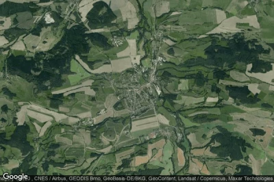 Vue aérienne de Volyne