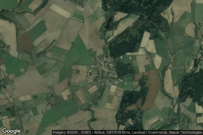 Vue aérienne de Trsice