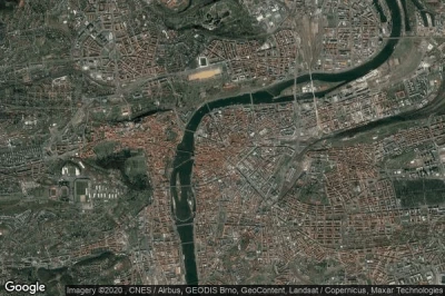 Vue aérienne de Stare Mesto