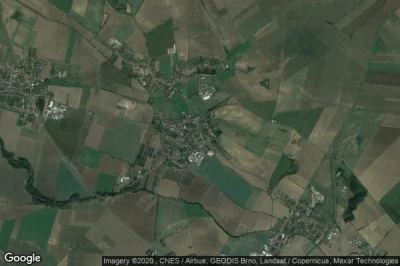 Vue aérienne de Smrzice