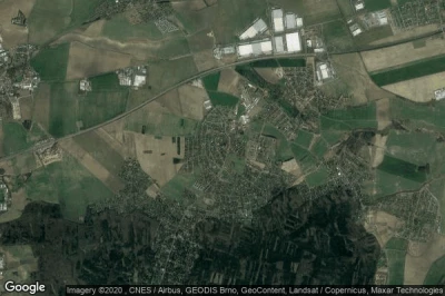 Vue aérienne de Sestajovice