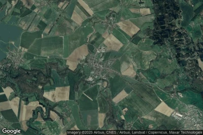 Vue aérienne de Ronov nad Doubravou
