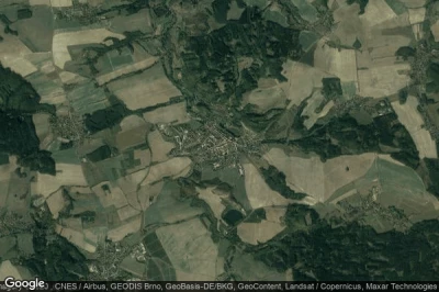 Vue aérienne de Radnice