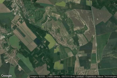 Vue aérienne de Nosislav