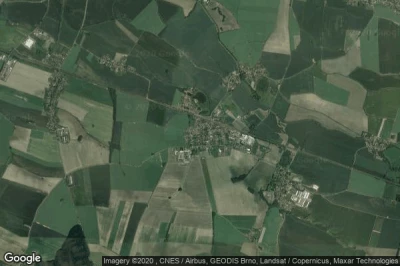 Vue aérienne de Moravany