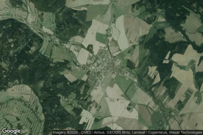 Vue aérienne de Mesto Albrechtice