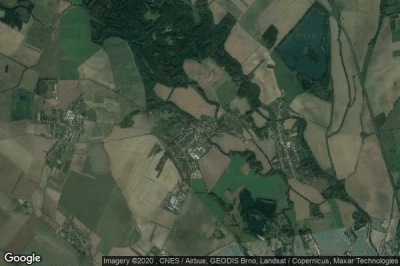 Vue aérienne de Horka nad Moravou