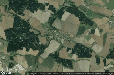 Vue aérienne de Dobronin