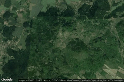 Vue aérienne de Černčice