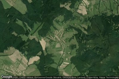 Vue aérienne de Brezova