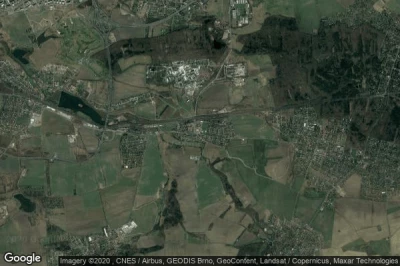 Vue aérienne de Běchovice
