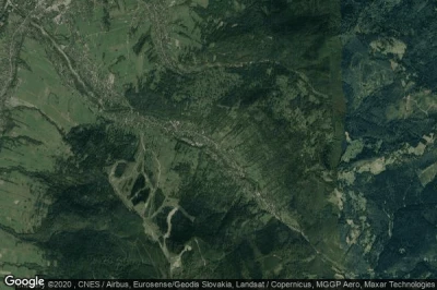 Vue aérienne de Zabnica
