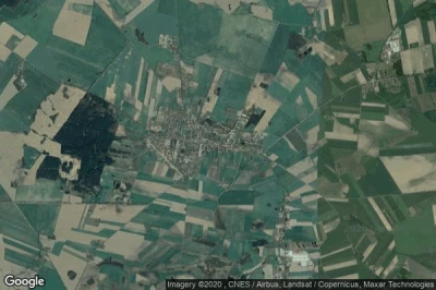 Vue aérienne de Wysoka