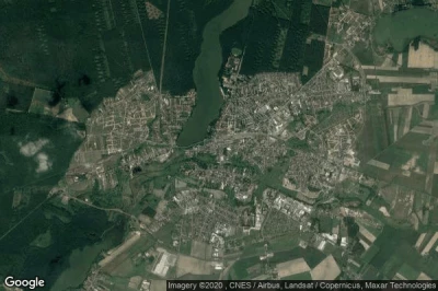 Vue aérienne de Wagrowiec