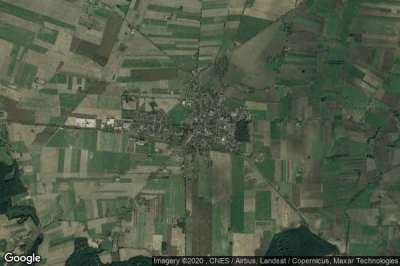 Vue aérienne de Strzelno