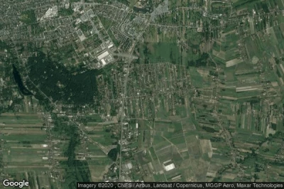 Vue aérienne de Starowa Gora
