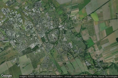 Vue aérienne de Stargard Szczecinski