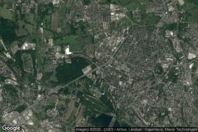 Vue aérienne de Sosnowiec