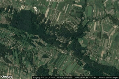 Vue aérienne de Slupno