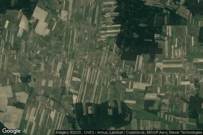 Vue aérienne de Sieroszewice