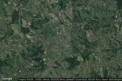 Vue aérienne de Rydultowy
