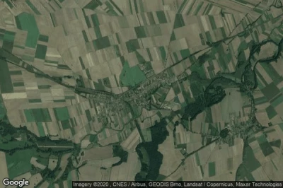 Vue aérienne de Raclawice Slaskie