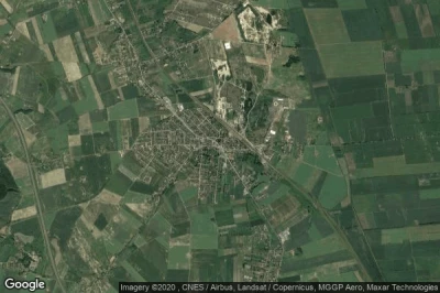 Vue aérienne de Pszczolki