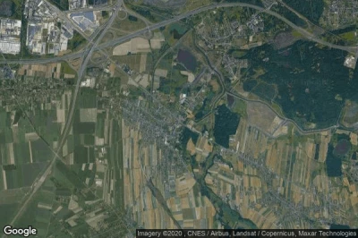 Vue aérienne de Przyszowice