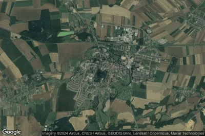 Vue aérienne de Prudnik