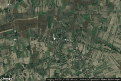 Vue aérienne de Piotrkow Kujawski