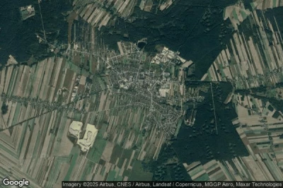 Vue aérienne de Pajeczno