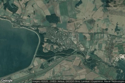 Vue aérienne de Otmuchow