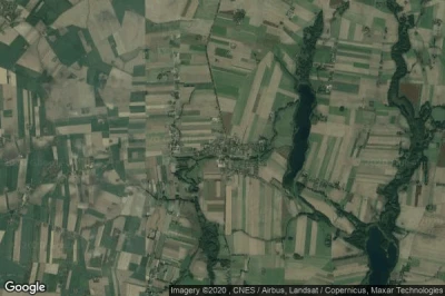 Vue aérienne de Ostrowite