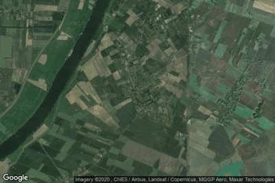Vue aérienne de Ostaszewo