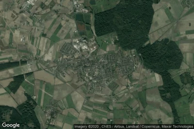 Vue aérienne de Opalenica