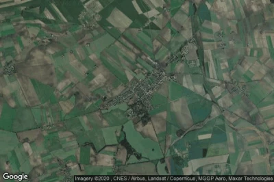 Vue aérienne de Niechanowo