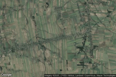 Vue aérienne de Mokrsko