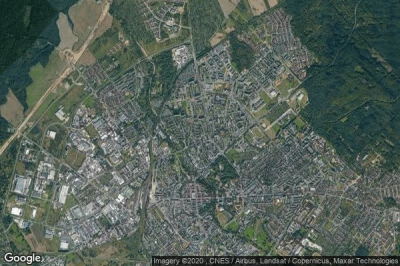 Vue aérienne de Miłakowo