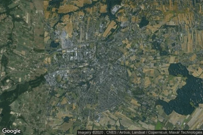 Vue aérienne de Mikolow