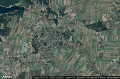 Vue aérienne de Kozminek