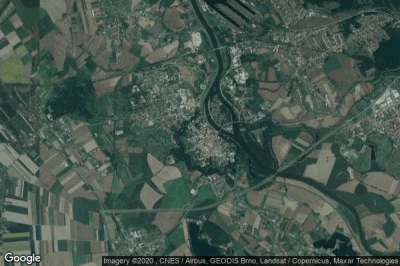 Vue aérienne de Kozle