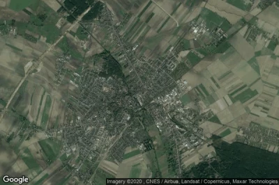 Vue aérienne de Koscian