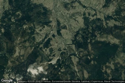 Vue aérienne de Korbielow