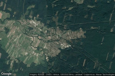 Vue aérienne de Kolonowskie