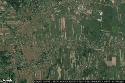 Vue aérienne de Kaszow