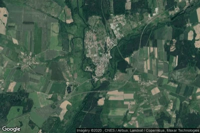 Vue aérienne de Karlino
