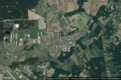 Vue aérienne de Kargowa